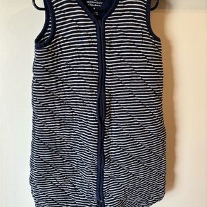 Hanna Andersson Navy and White Striped Sleep Sack
